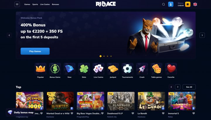 Rioace bonus, rioace casino slots